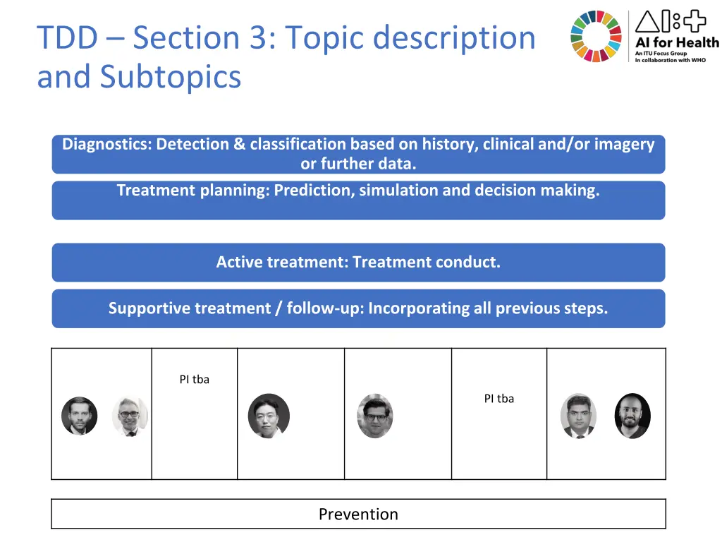 tdd section 3 topic description and subtopics