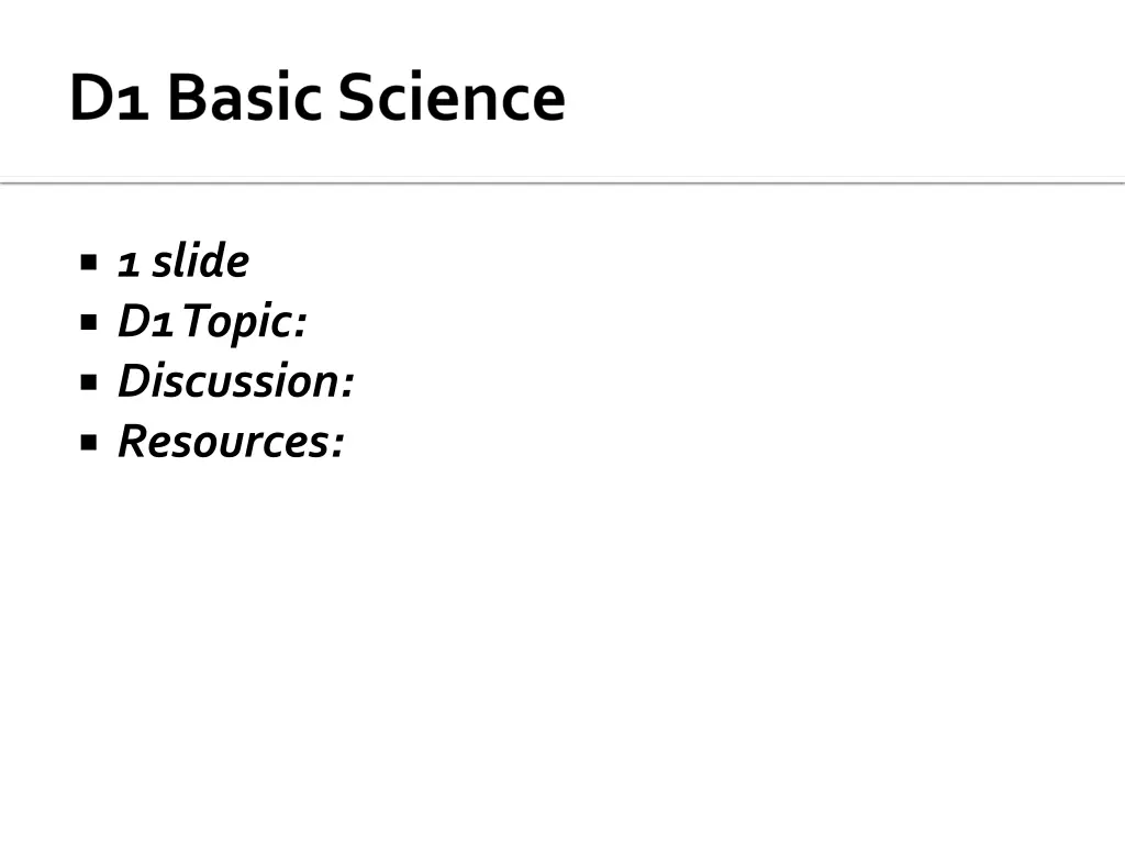 1 slide d1 topic discussion resources