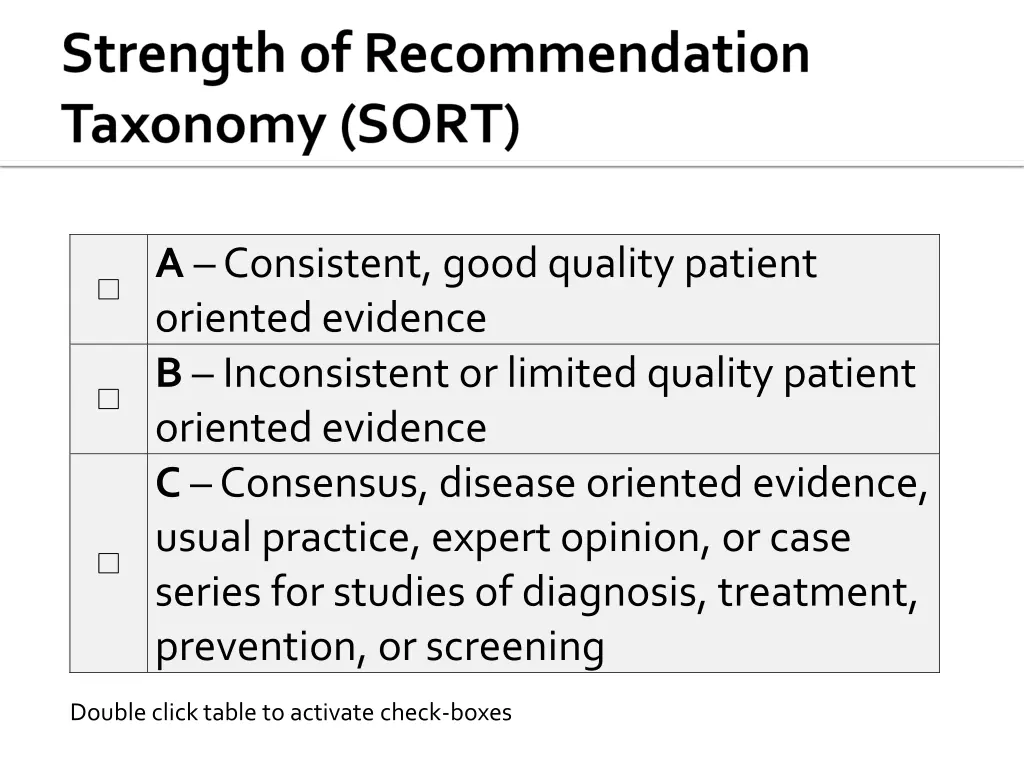 a consistent good quality patient oriented