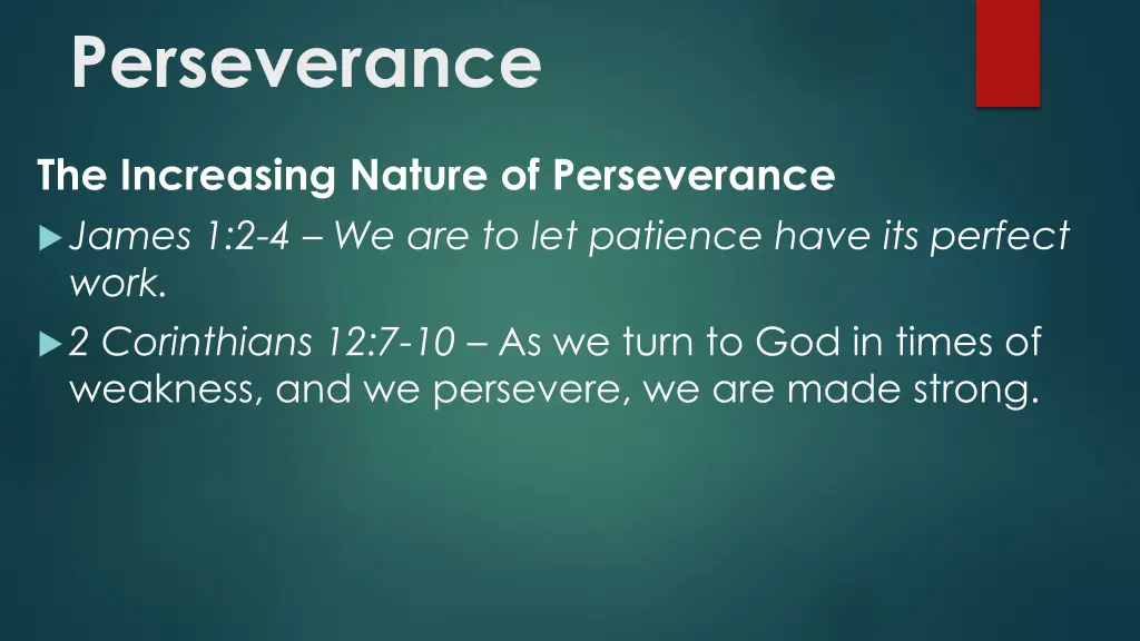 perseverance 1