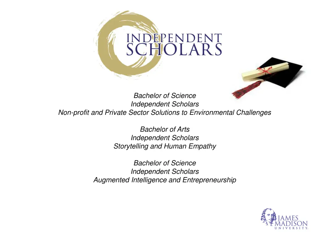 bachelor of science independent scholars