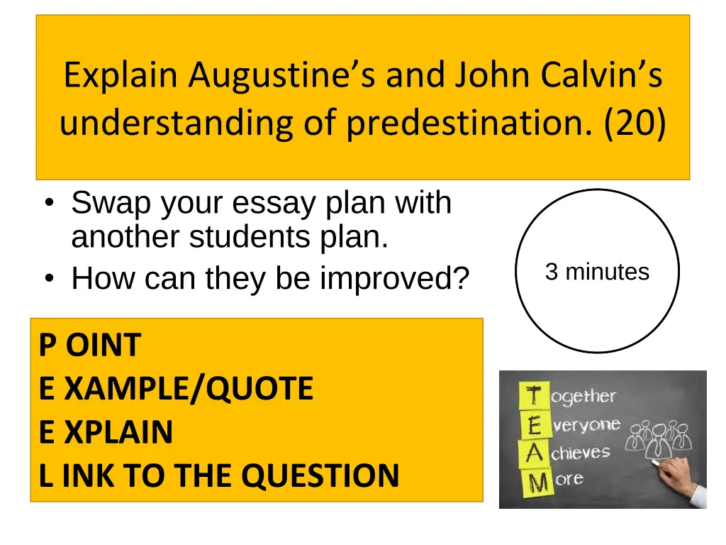 explain augustine s and john calvin 2