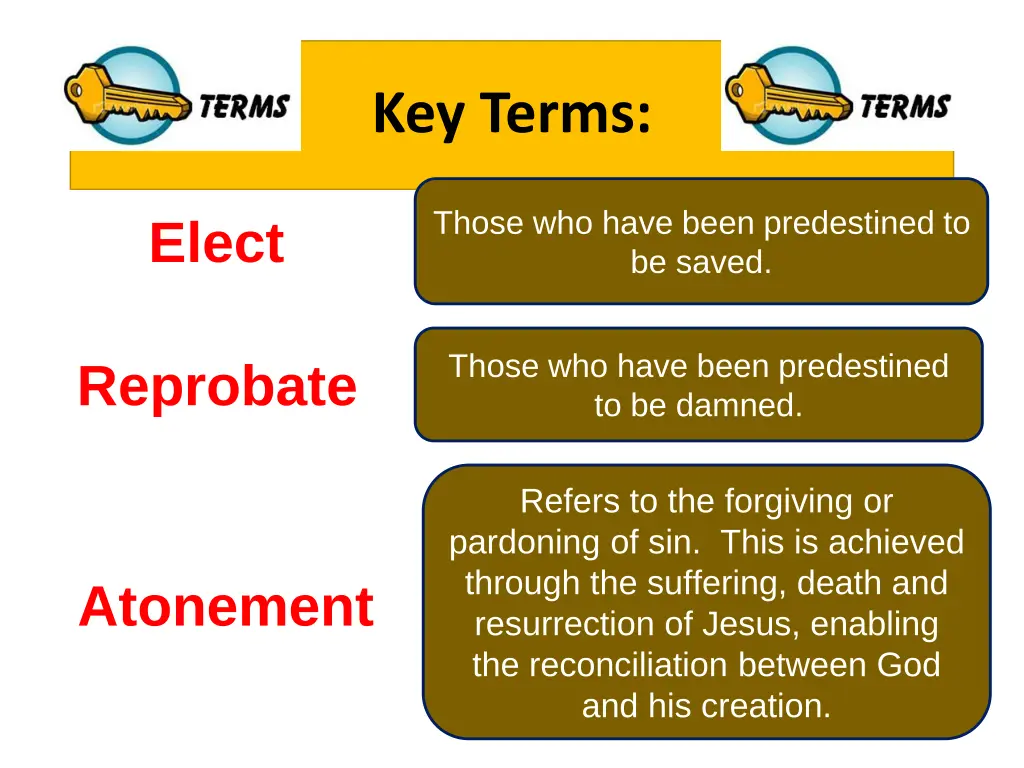 key terms