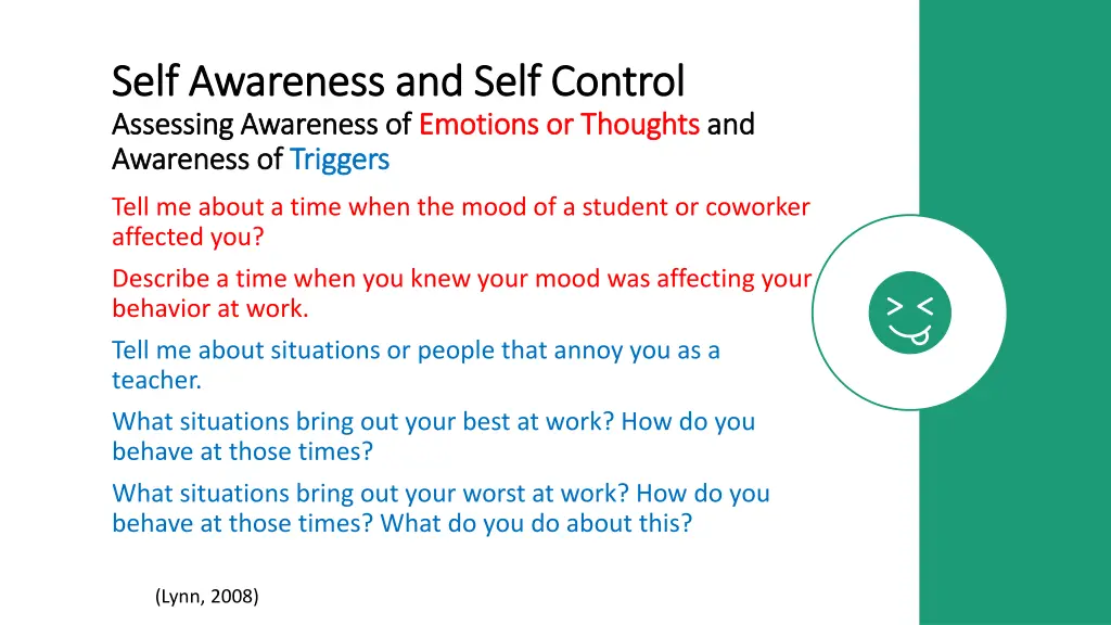 self awareness and self control self awareness 1