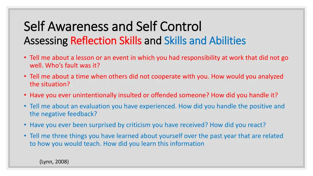 self awareness and self control self awareness 2