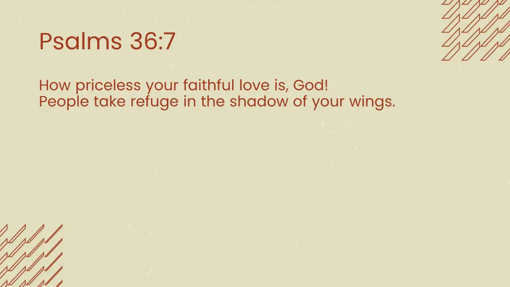 psalms 36 7