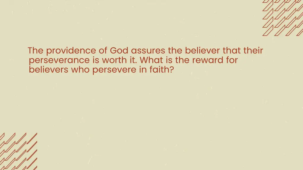 the providence of god assures the believer that 1