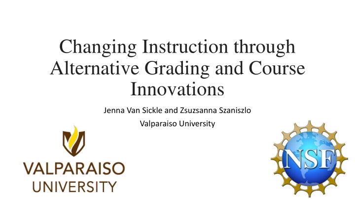 changing instruction through alternative grading