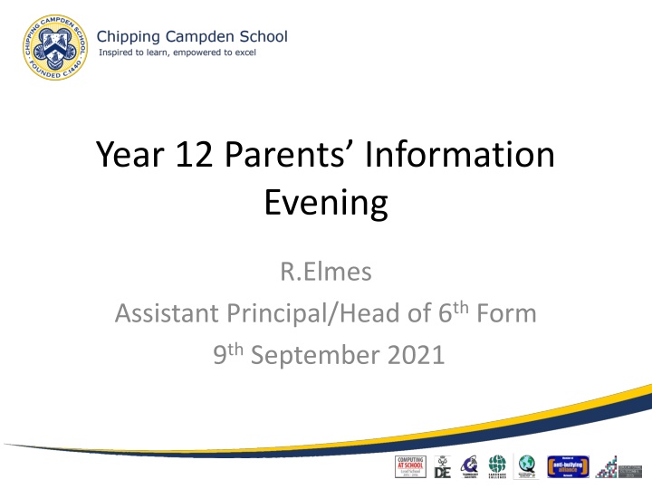 year 12 parents information evening