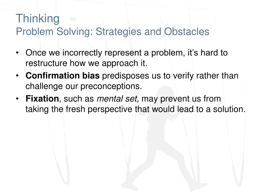 thinking problem solving strategies and obstacles 1