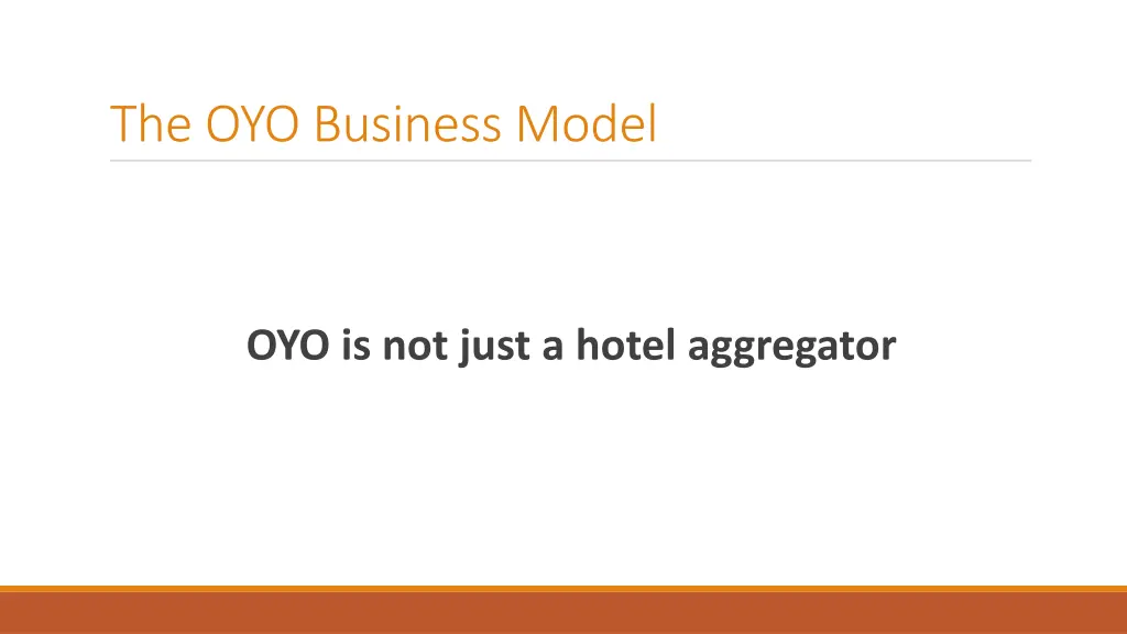 the oyo business model