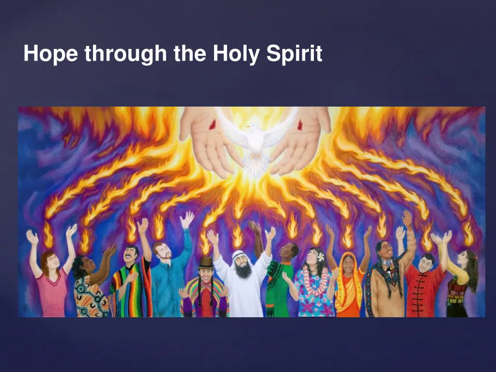 hope through the holy spirit