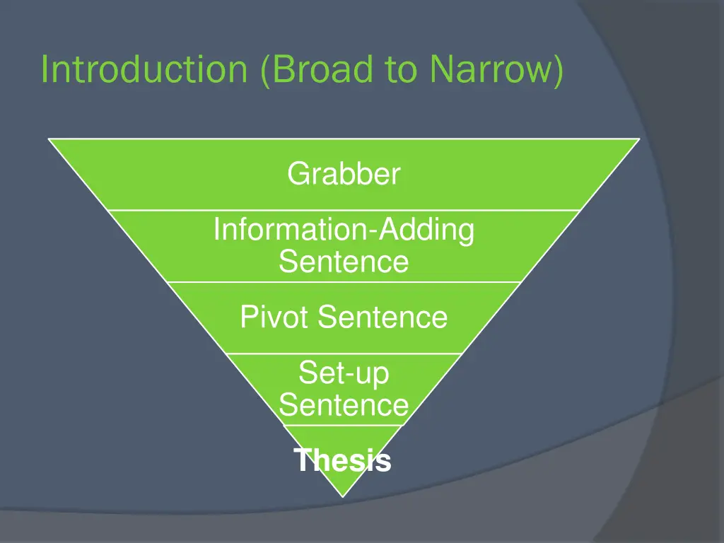 introduction broad to narrow