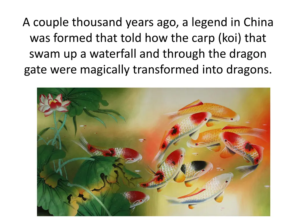 a couple thousand years ago a legend in china