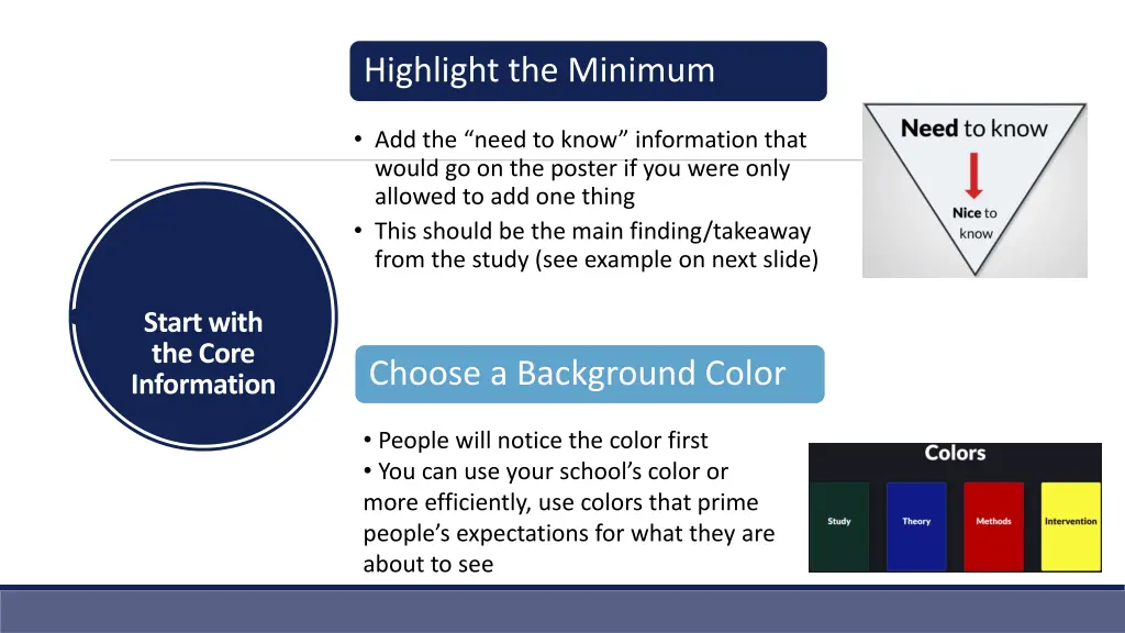 highlight the minimum