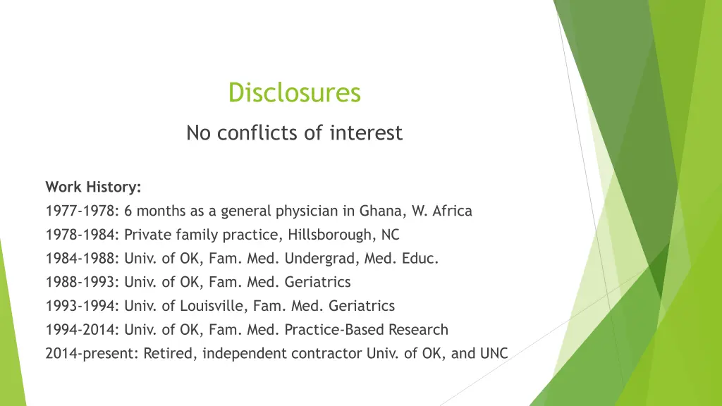 disclosures