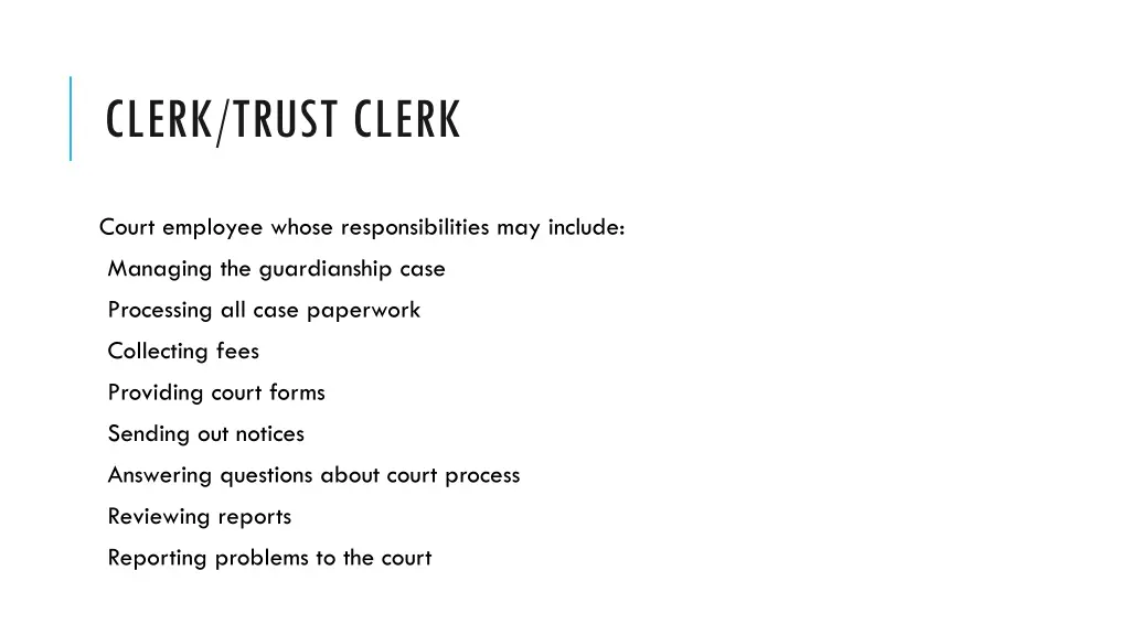 clerk trust clerk