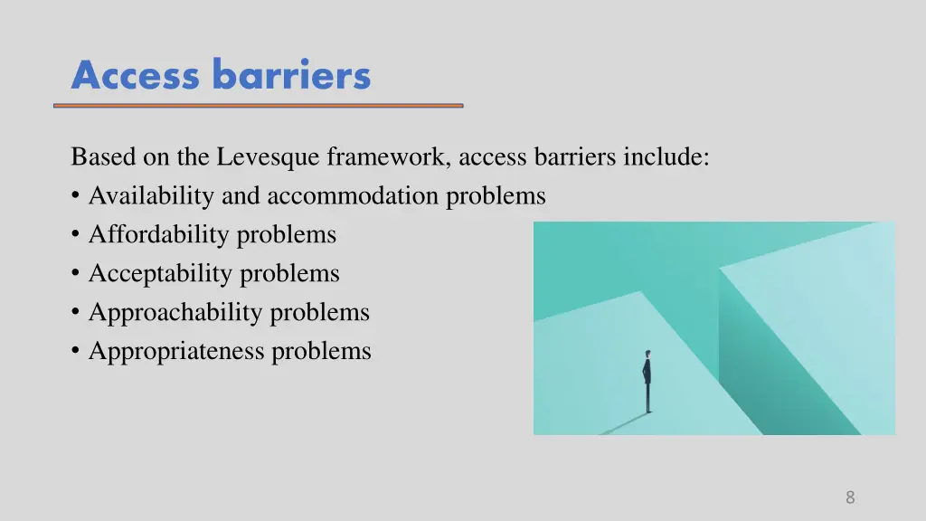 access barriers