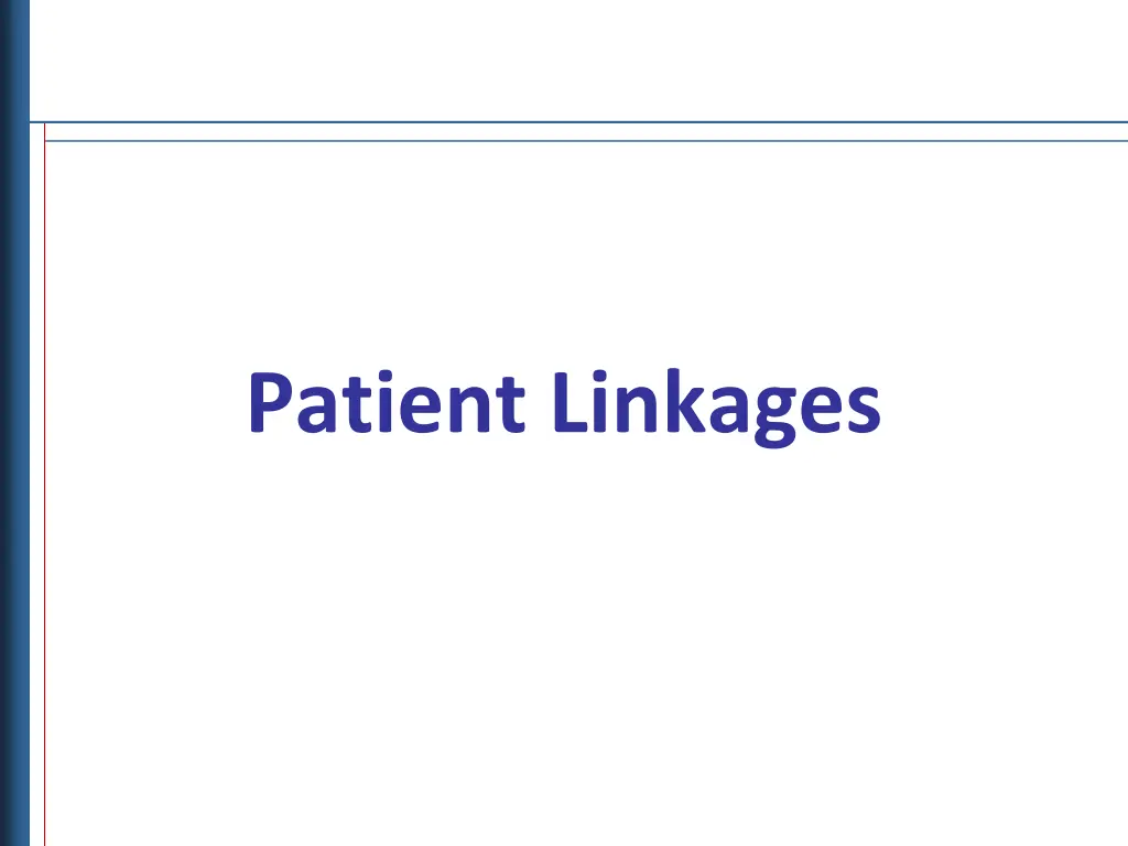 patient linkages