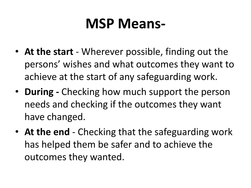 msp means