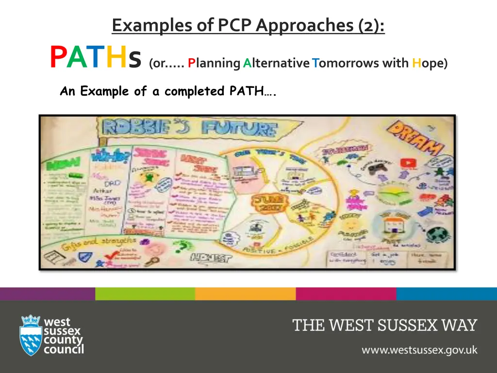 examples of pcp approaches 2 paths or planning