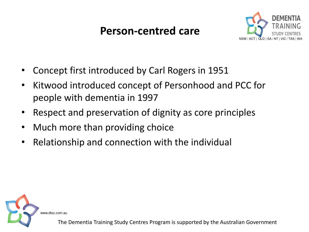 person centred care