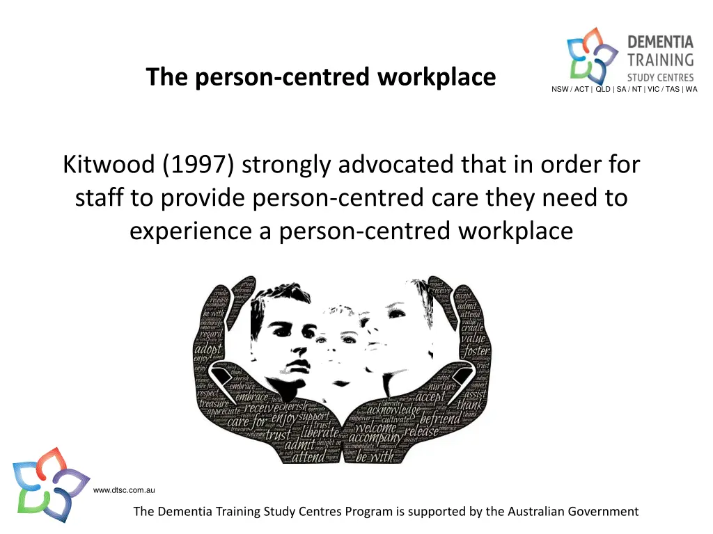 the person centred workplace