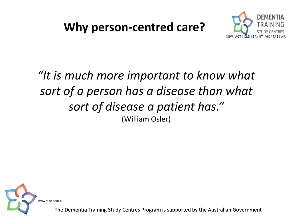 why person centred care