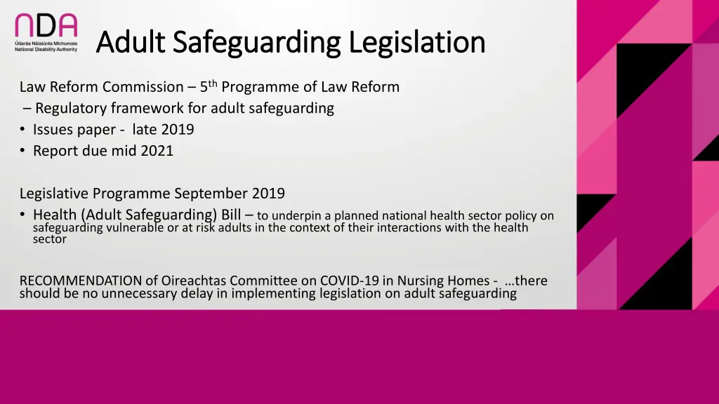 adult safeguarding legislation adult safeguarding