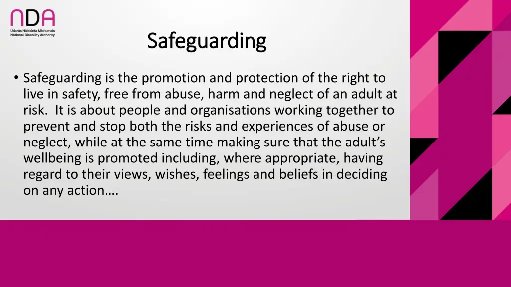 safeguarding safeguarding