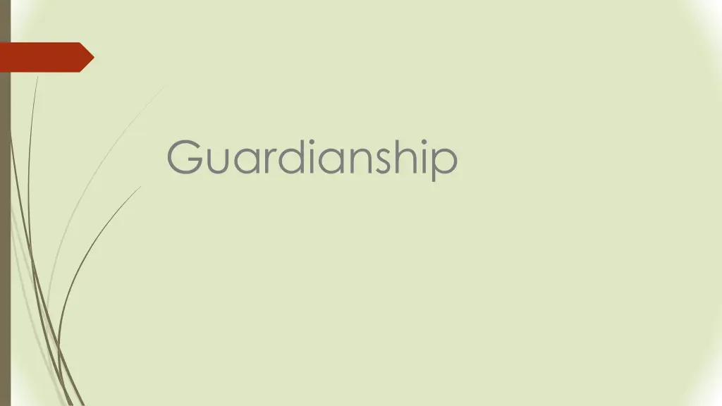 guardianship