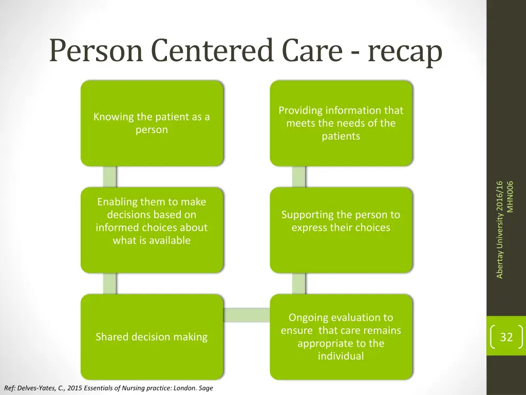 person centered care recap