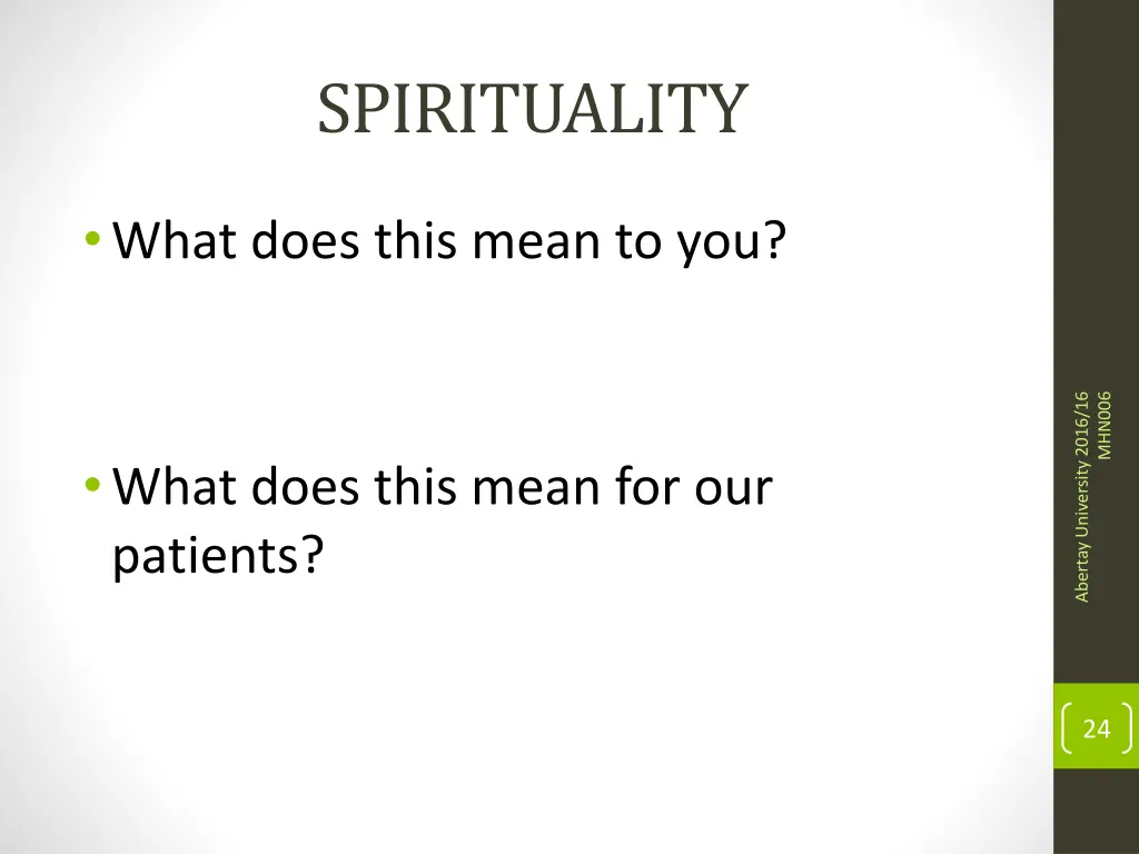 spirituality