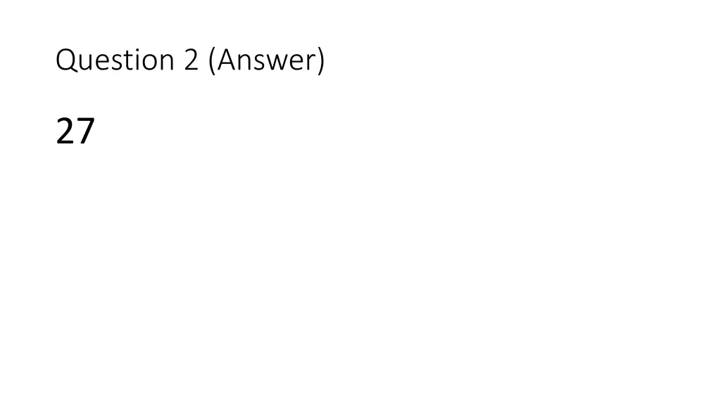 question 2 answer