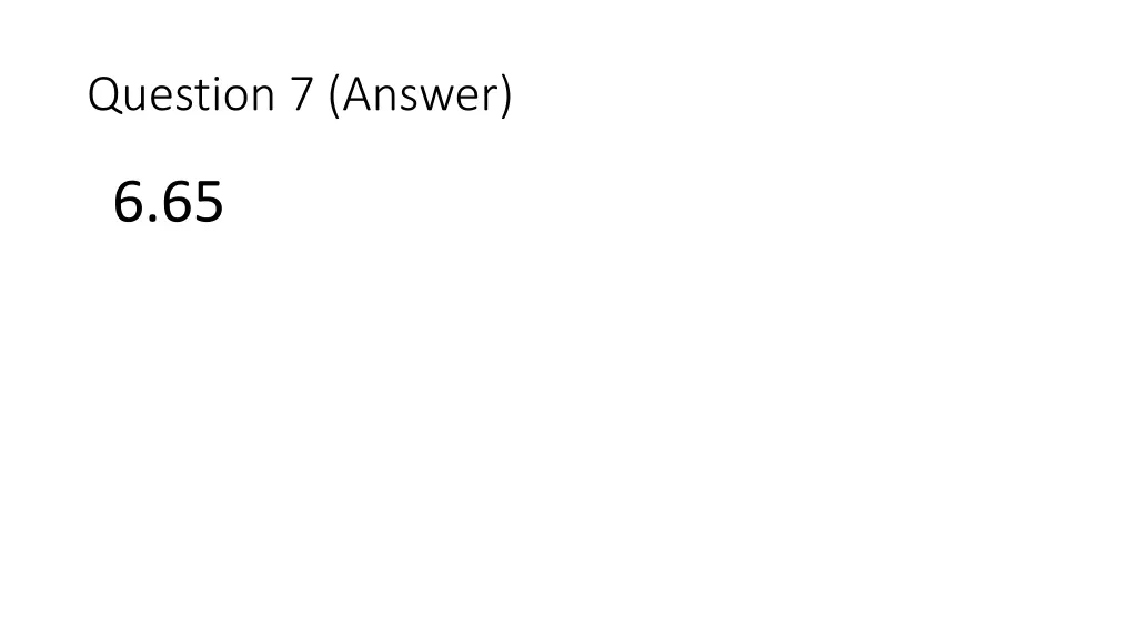 question 7 answer