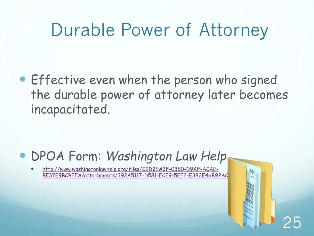 durable power of attorney