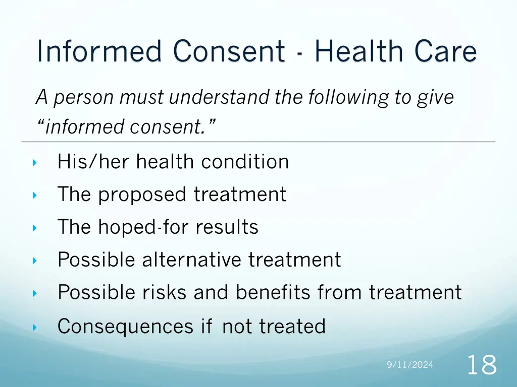 informed consent health care