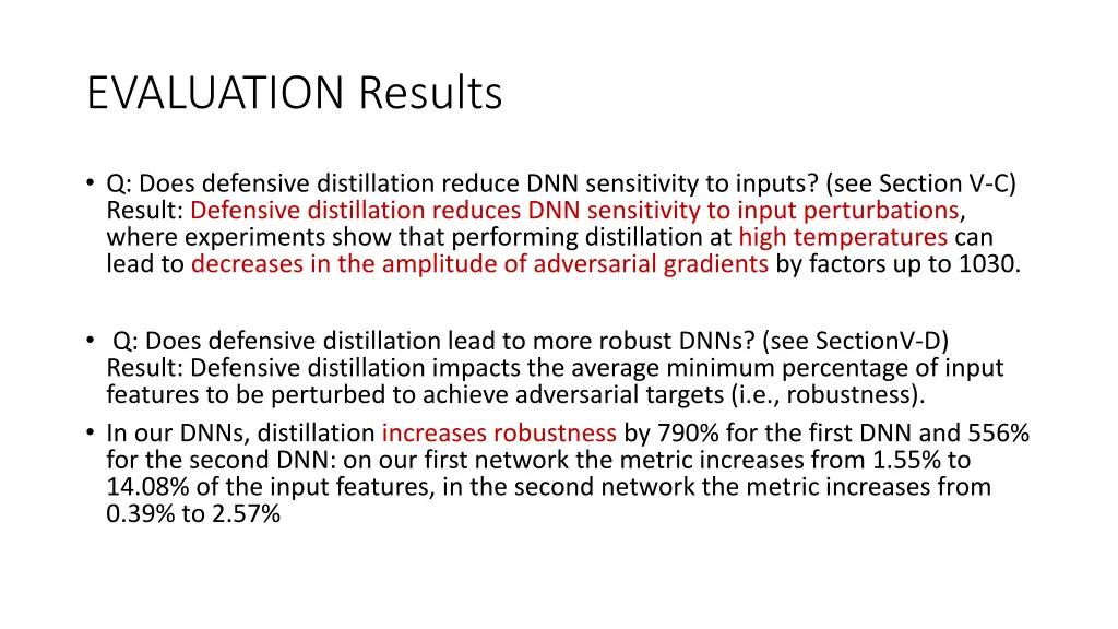 evaluation results 1