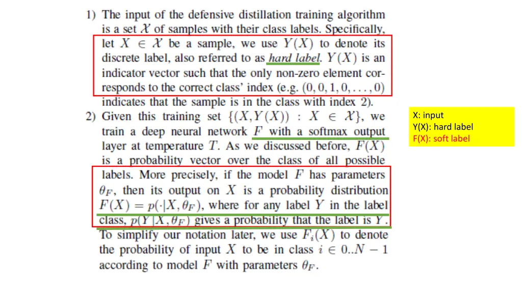 x input y x hard label f x soft label