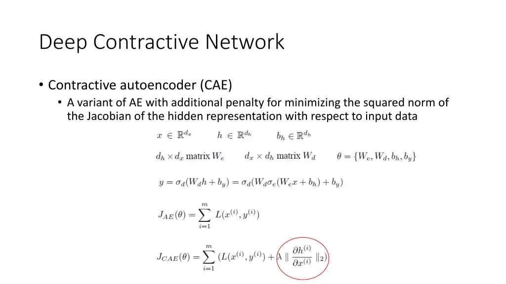 deep contractive network