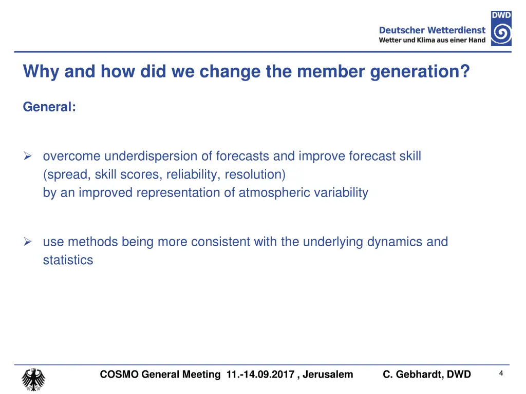 why and how did we change the member generation