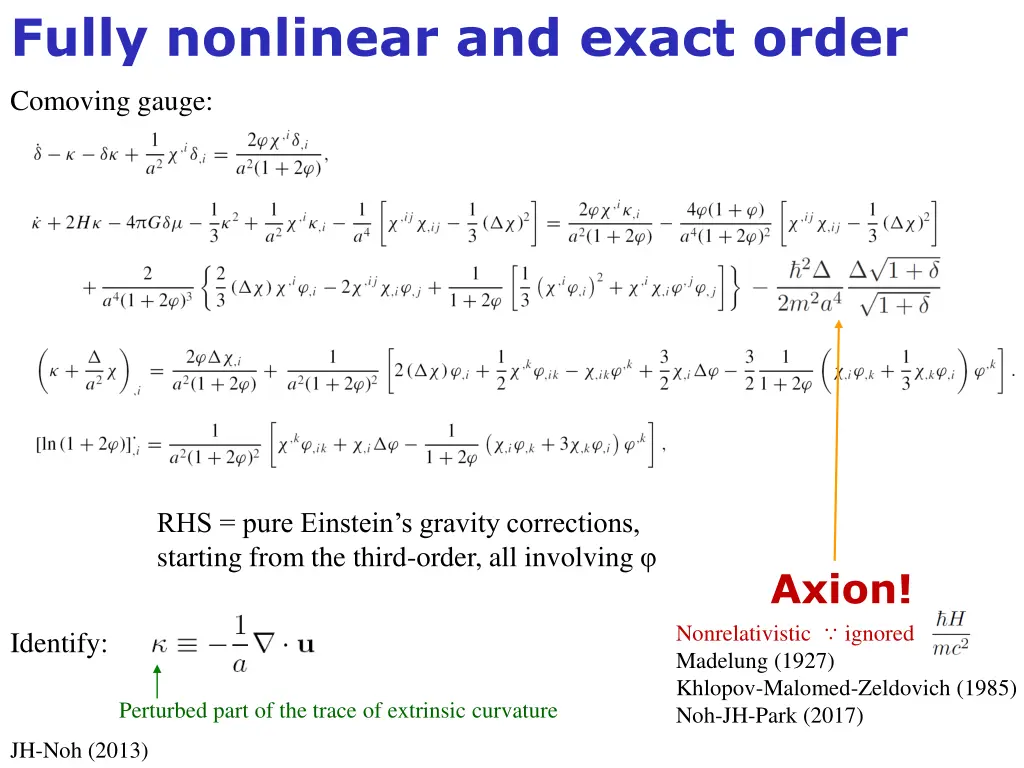 fully nonlinear and exact order