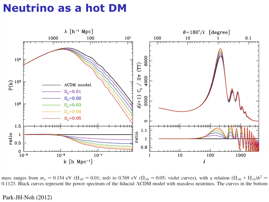 neutrino as a hot dm