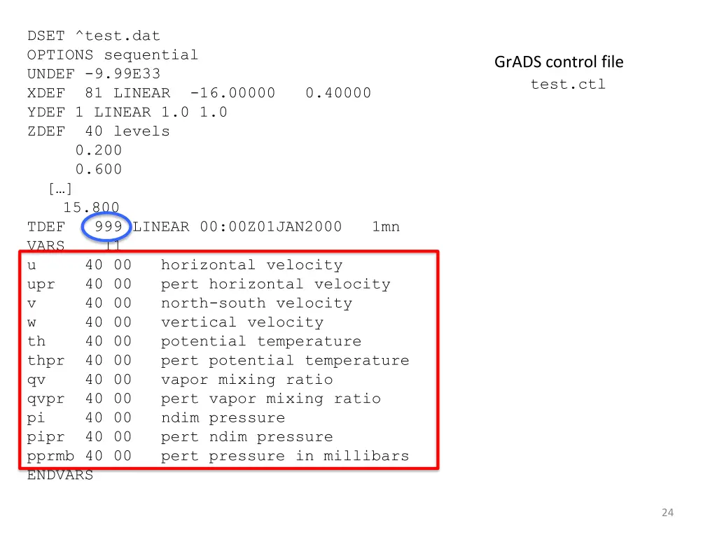 dset test dat options sequential undef 9 99e33