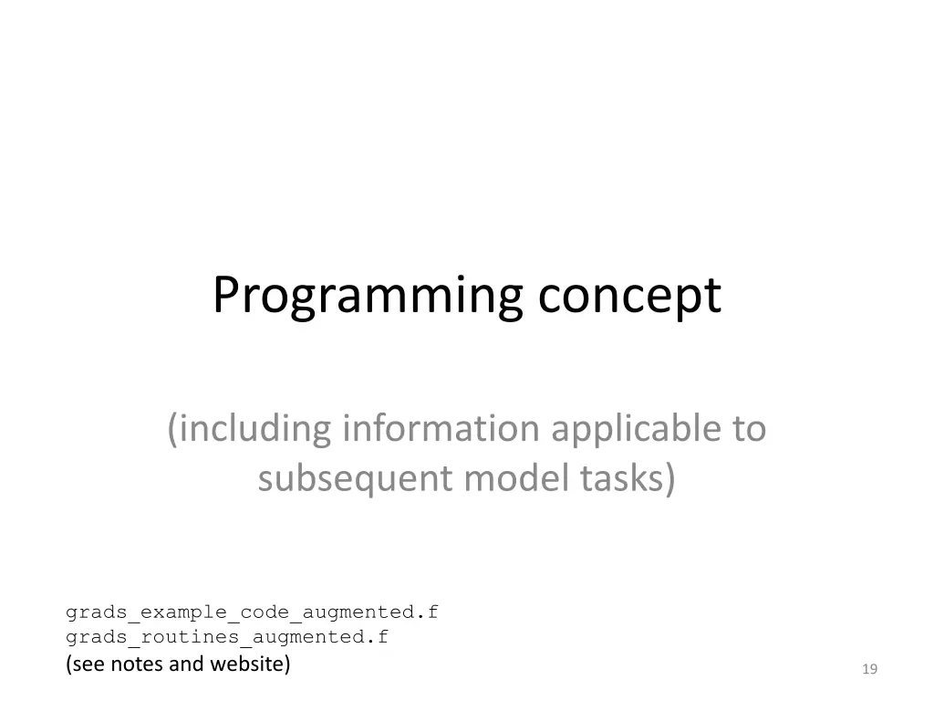 programming concept