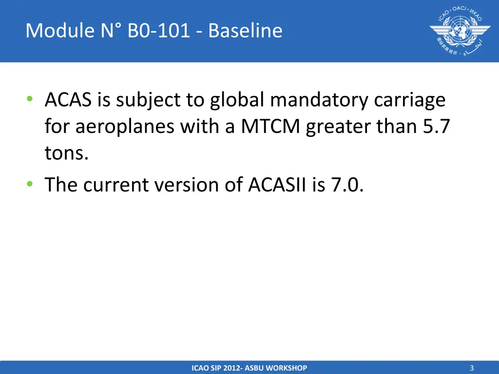 module n b0 101 baseline