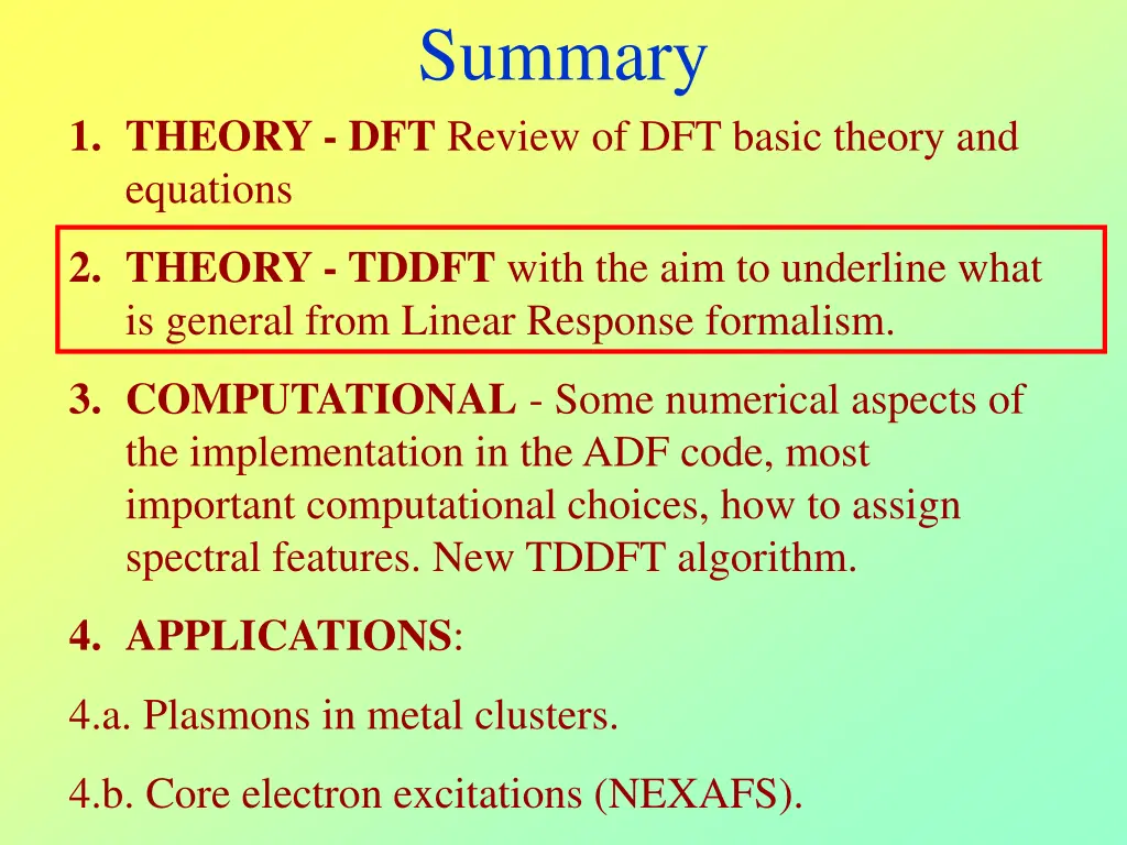 summary