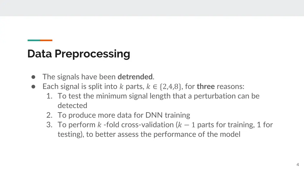 data preprocessing