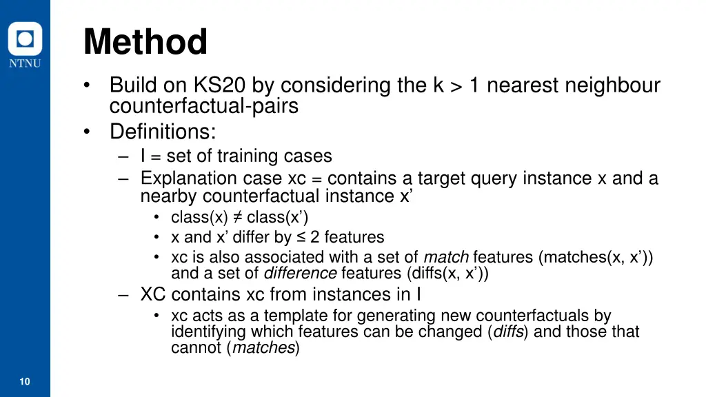 method build on ks20 by considering