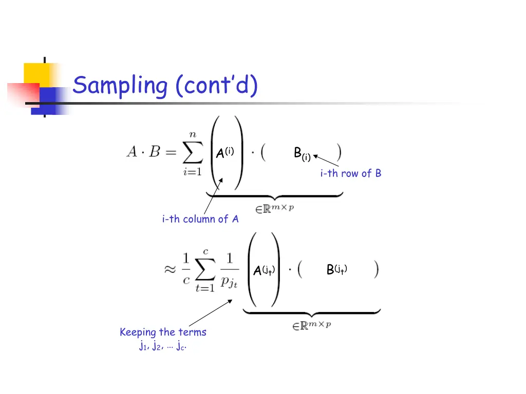 sampling cont d